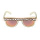 fashionable custom brand your own logo women pink polarized sunglasses